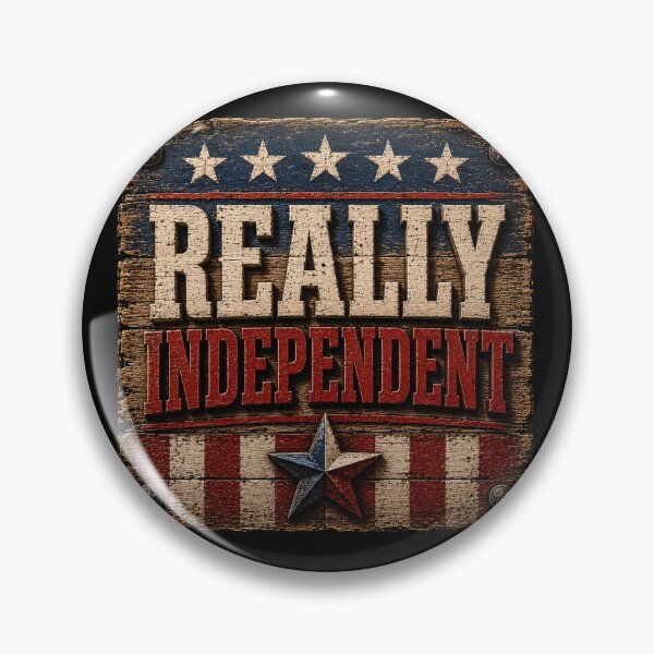 Item preview, Really Independent Vintage Patriotic Wooden Sign designed and sold by reanacreations.