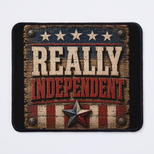 Item preview, Really Independent Vintage Patriotic Wooden Sign designed and sold by reanacreations.