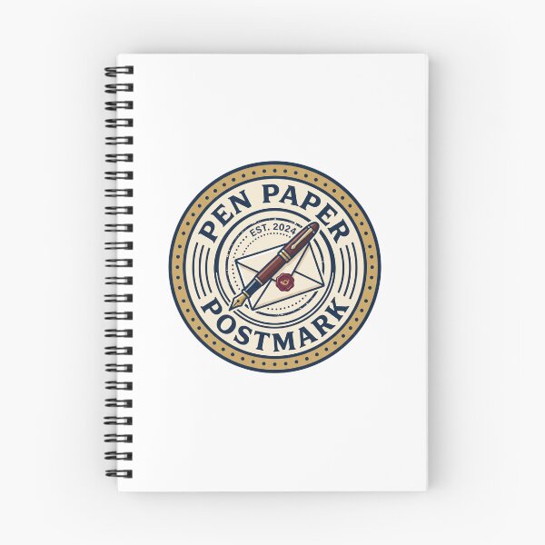 Item preview, Pen Paper Postmark - Vintage Postal Emblem designed and sold by GoverArt.
