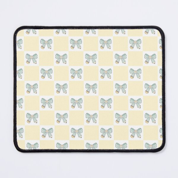 Item preview, Coquette Pencil Bow - Checkered Background designed and sold by Julza Art.