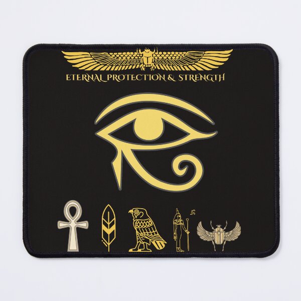 Item preview, Ancient Egyptian Eye of Horus – Eternal Protection & Strength Gold Design designed and sold by OwnZone.
