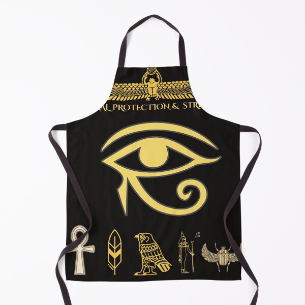 Item preview, Ancient Egyptian Eye of Horus – Eternal Protection & Strength Gold Design designed and sold by OwnZone.