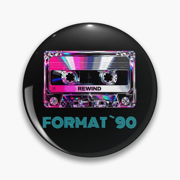 Item preview, Format 90 Retro Cassette Tape Synthwave designed and sold by ZJDesignsArt.