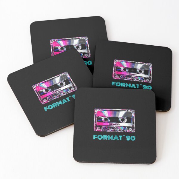 Item preview, Format 90 Retro Cassette Tape Synthwave designed and sold by ZJDesignsArt.