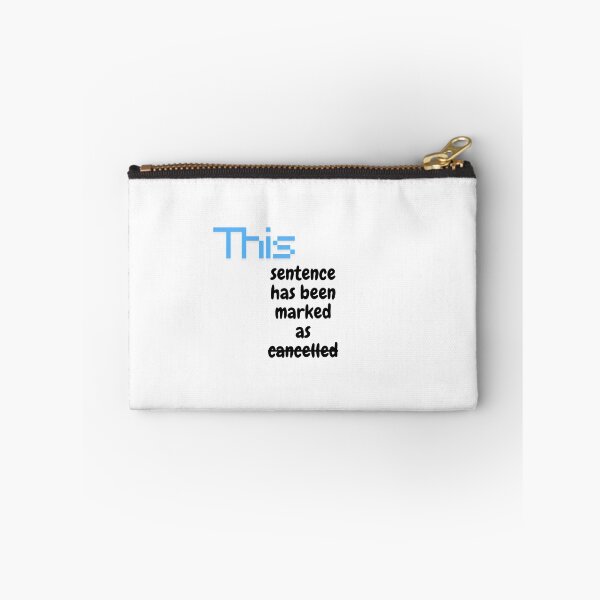 Item preview, This sentence has been marked as cancelled designed and sold by ArtistTejal.