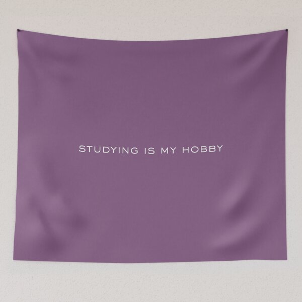 Item preview, Studying Is My Hobby- Cute Student Quote designed and sold by alaa9898.