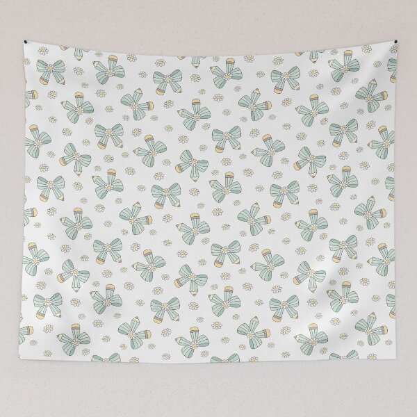 Item preview, Coquette Pencil Bow - School Background designed and sold by Julza Art.