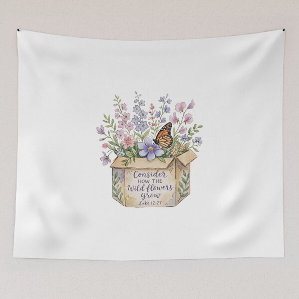 Item preview, Consider Wildflowers Grow Luke designed and sold by SentoOneLove.