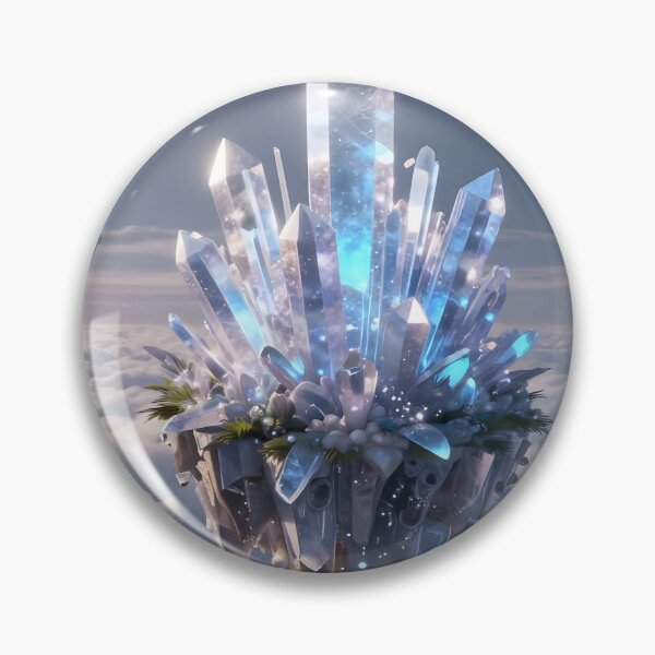 Item preview, Crystal Heights Z – Dreamlike Floating Mountains Fantasy Art designed and sold by LittleBigGifts.