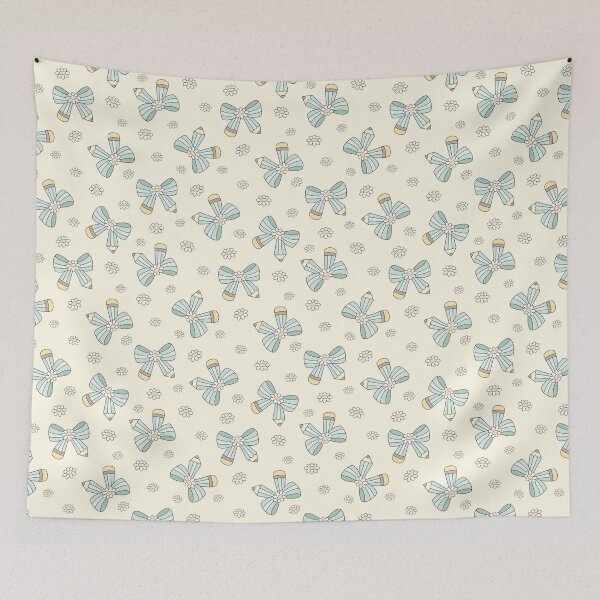 Item preview, Coquette Pencil Bow - School Background designed and sold by Julza Art.