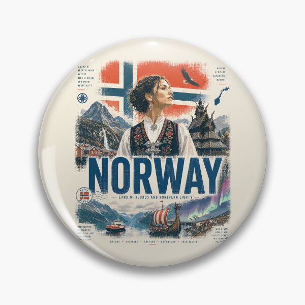 Item preview, Norway Vintage Design | Fjords, Nature & Adventure designed and sold by AtuqStudio.