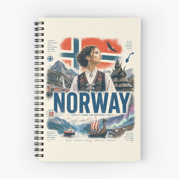 Item preview, Norway Vintage Design | Fjords, Nature & Adventure designed and sold by AtuqStudio.