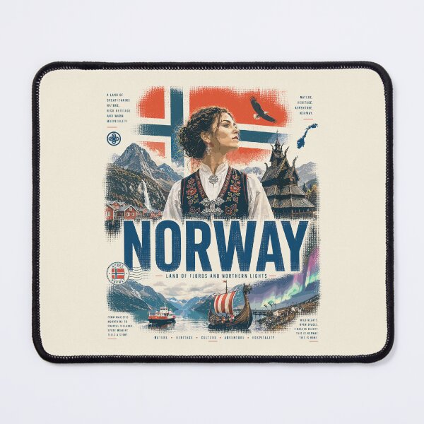 Item preview, Norway Vintage Design | Fjords, Nature & Adventure designed and sold by AtuqStudio.