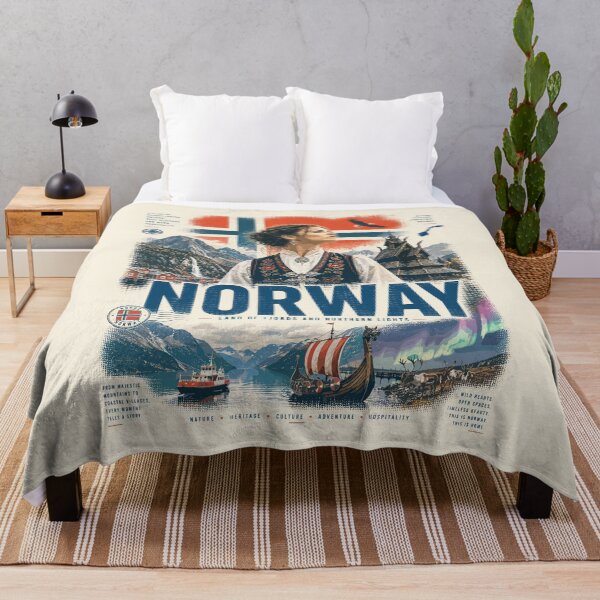 Item preview, Norway Vintage Design | Fjords, Nature & Adventure designed and sold by AtuqStudio.