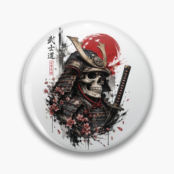 Item preview, Skeleton Samurai Bushido Warrior designed and sold by PatternFly.