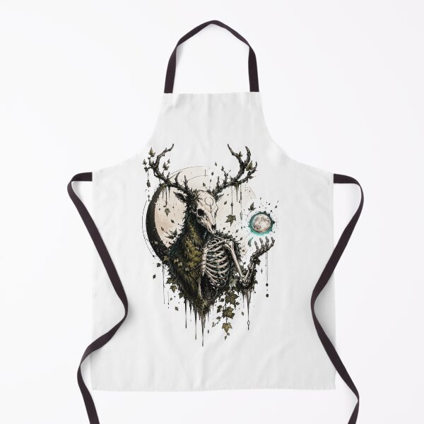Item preview, Moon Deer Skull Forest Spirit designed and sold by PatternFly.