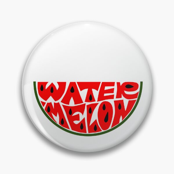 Item preview, Watermelon Calligram Hand Lettering Illustration designed and sold by shpolka.