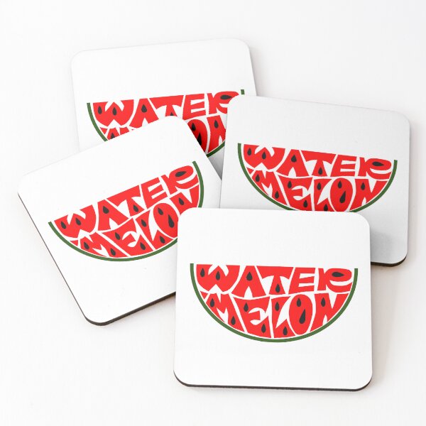 Item preview, Watermelon Calligram Hand Lettering Illustration designed and sold by shpolka.