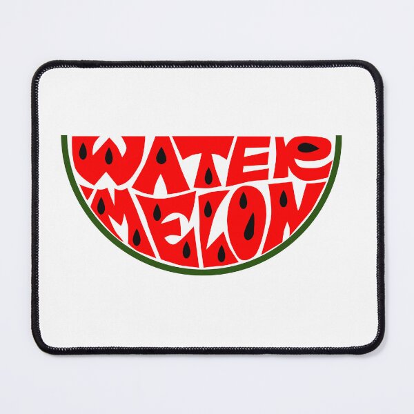 Item preview, Watermelon Calligram Hand Lettering Illustration designed and sold by shpolka.