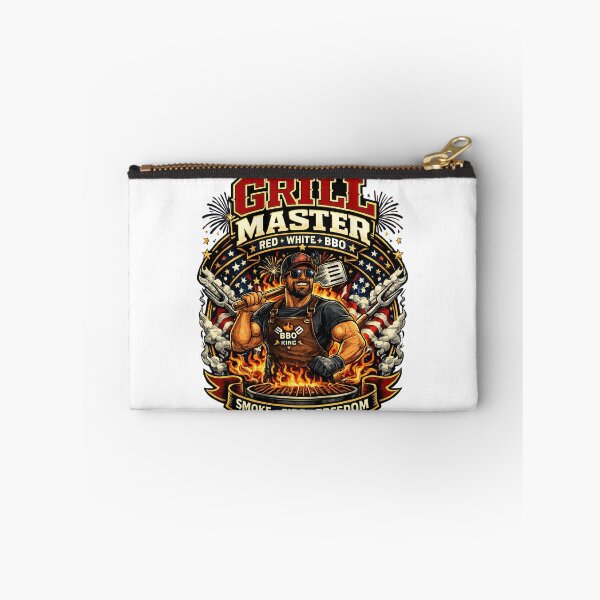 Item preview, Grill Master Red White BBQ 4th Of July Vector  designed and sold by wizooo411.