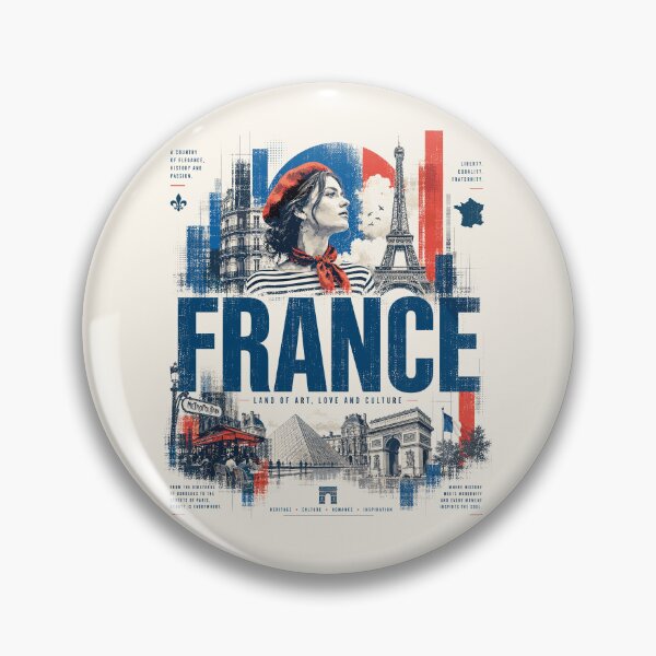 Item preview, France Vintage Design | Elegance, Art & Culture designed and sold by AtuqStudio.