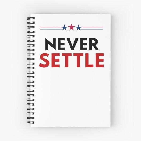 Item preview, Never Settle - Motivational Typography T-Shirt designed and sold by DomKo10.