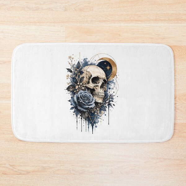Item preview, Celestial Skull and Blue Rose designed and sold by PatternFly.
