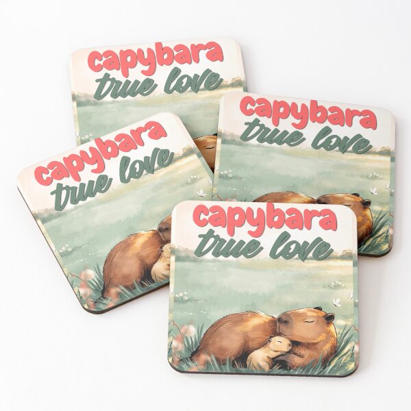 Item preview, Capybara true love designed and sold by Agu210.