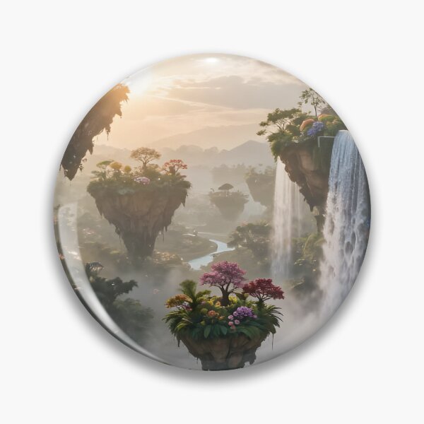 Item preview, Sky Garden Z – Lush Floating Gardens Fantasy Art designed and sold by LittleBigGifts.
