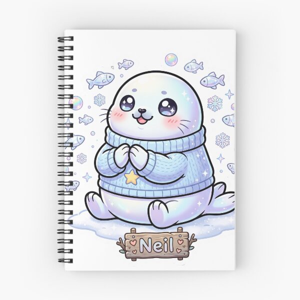 Item preview, Cute Kawaii Seal Neil Sticker designed and sold by Gifts0.