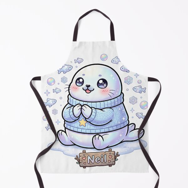Item preview, Cute Kawaii Seal Neil Sticker designed and sold by Gifts0.