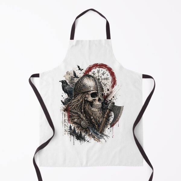 Item preview, Viking Skeleton Warrior Ravens Axe designed and sold by PatternFly.