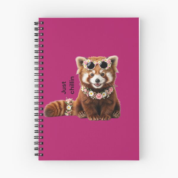 Item preview, Cute Red Panda with Flowers and Sunglasses designed and sold by Xyshope.