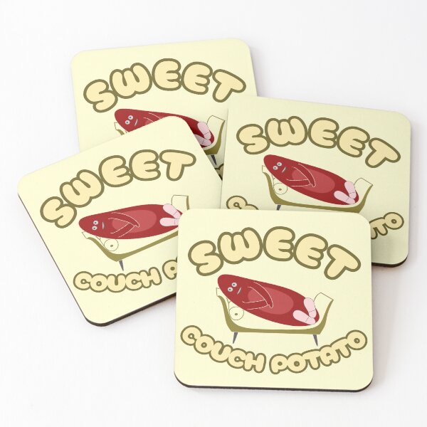 Item preview, Sweet Couch Potato Cute Food Pun Cartoon  designed and sold by Laanas.