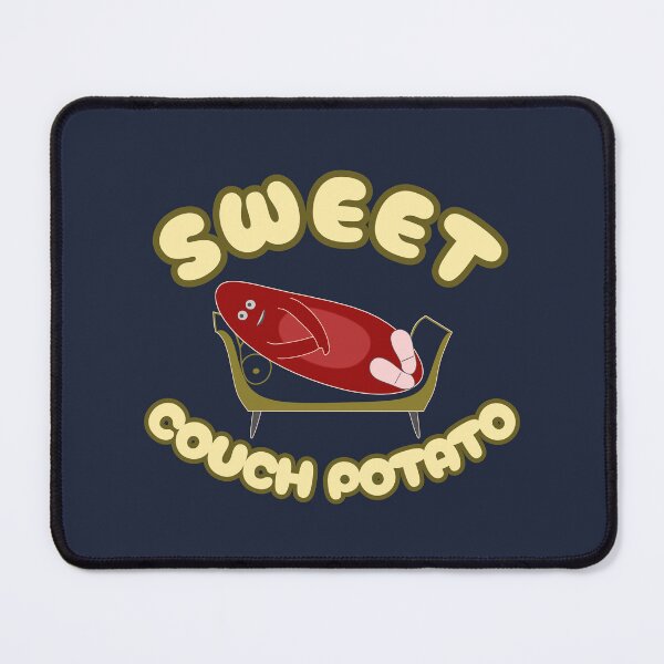 Item preview, Sweet Couch Potato Cute Food Pun Cartoon designed and sold by Laanas55.