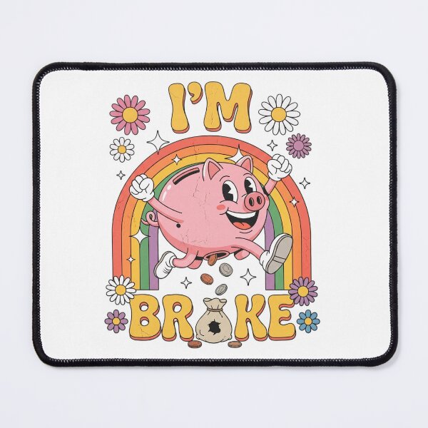Item preview, "I'm Broke" Piggy Bank designed and sold by Joruproyect.