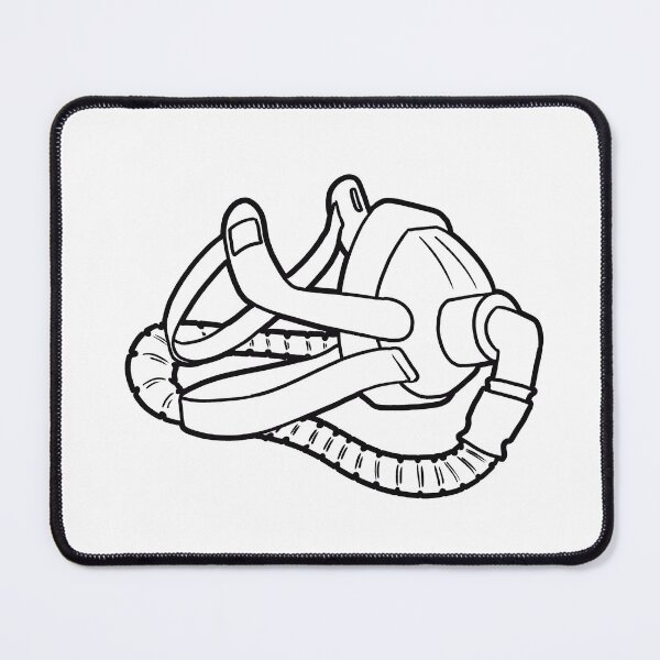 Item preview, CPAP (outline) designed and sold by ItBearlyFits.