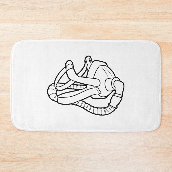 Item preview, CPAP (outline) designed and sold by ItBearlyFits.