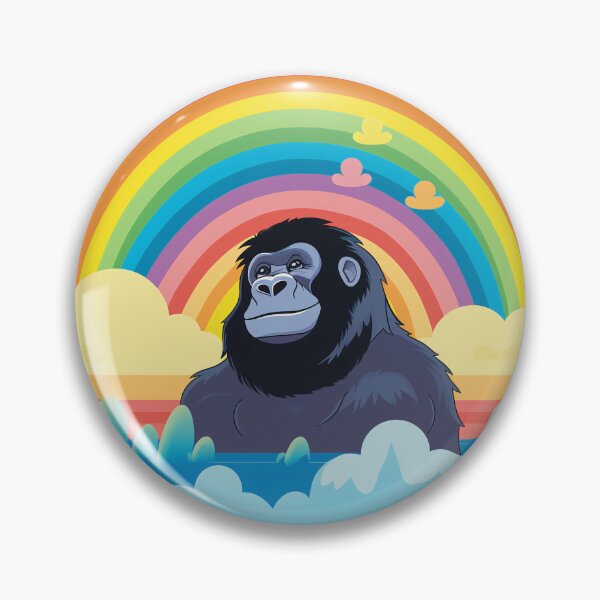 Item preview, Funny Gorilla Colorful Rainbow Cute Boys Girls Kids designed and sold by rafaeltto.