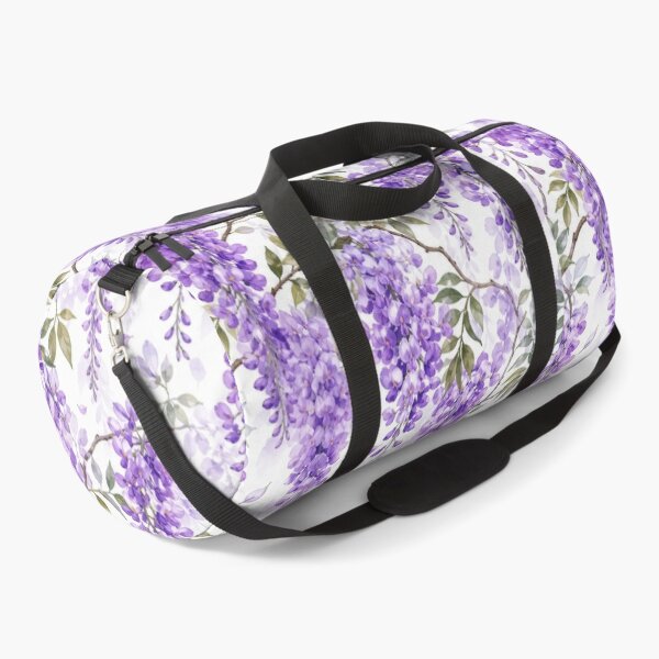 Item preview, Lavender Wisteria Garden Watercolor Pattern designed and sold by tamoora.