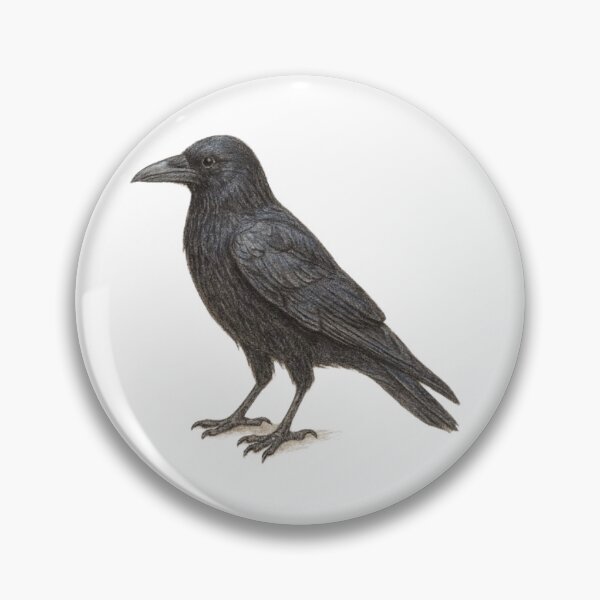 Item preview, Carrion crow – animal illustration designed and sold by JOANNASKAH.