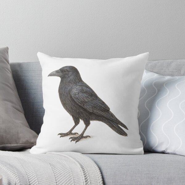 Item preview, Carrion crow – animal illustration designed and sold by JOANNASKAH.
