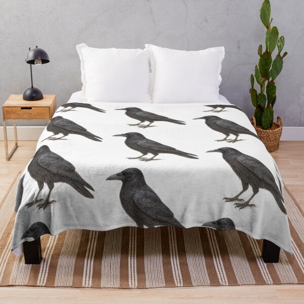 Item preview, Carrion crow – animal illustration designed and sold by JOANNASKAH.