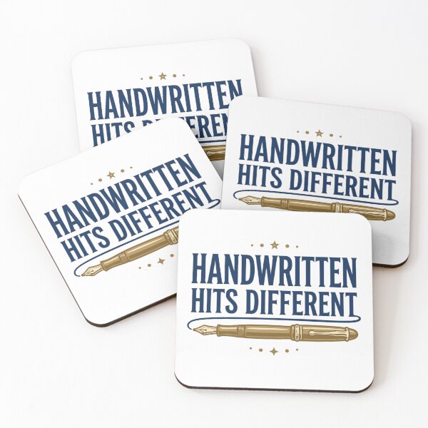 Item preview, Handwritten Hits Different Postal Typography designed and sold by GoverArt.