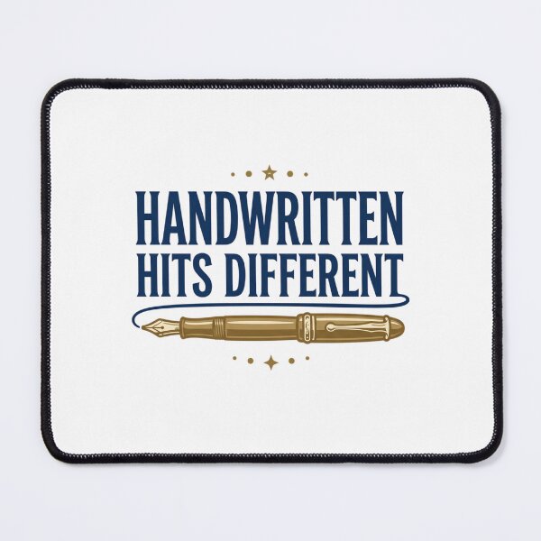 Item preview, Handwritten Hits Different Postal Typography designed and sold by GoverArt.