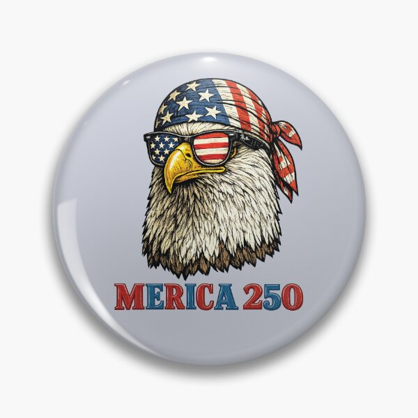 Item preview, Merica 250 - 250th Anniversary - 1776-2026 - Bald Eagle designed and sold by krewyork.