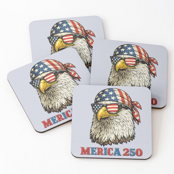 Item preview, Merica 250 - 250th Anniversary - 1776-2026 - Bald Eagle designed and sold by krewyork.