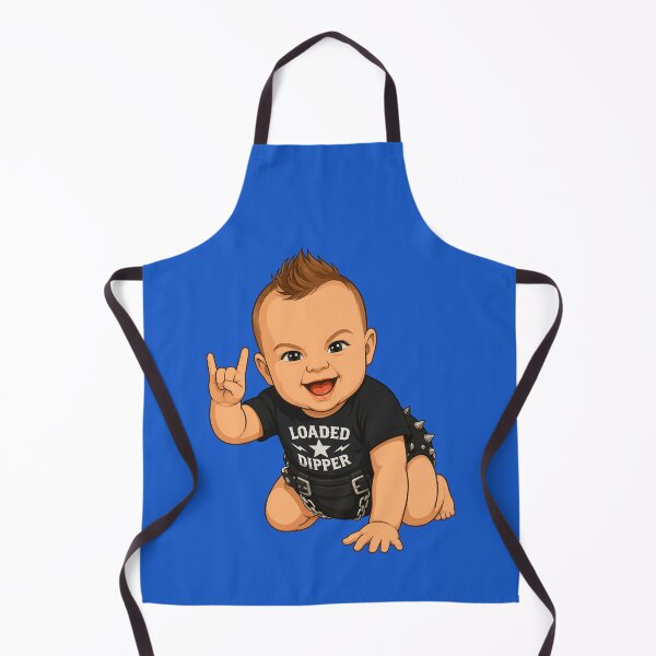 Item preview, Loaded Dipper Rock Baby Funny Metal Infant designed and sold by TipTop GFX.