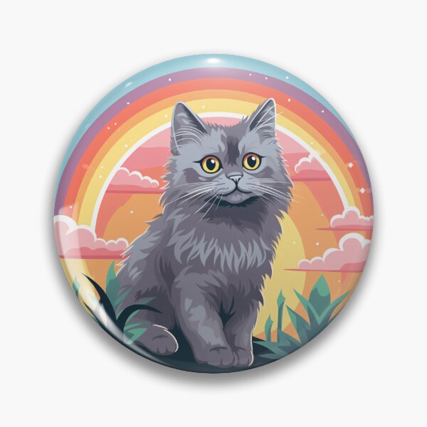 Item preview, Funny Nebelung Cat Colorful Rainbow Cute Mom Dad Kids designed and sold by rafaeltto.