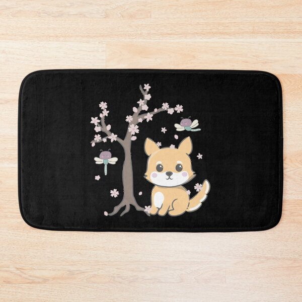 Item preview, Cute Kawaii Dingo Cherry Blossom Tree Art designed and sold by Sunshinejavr.